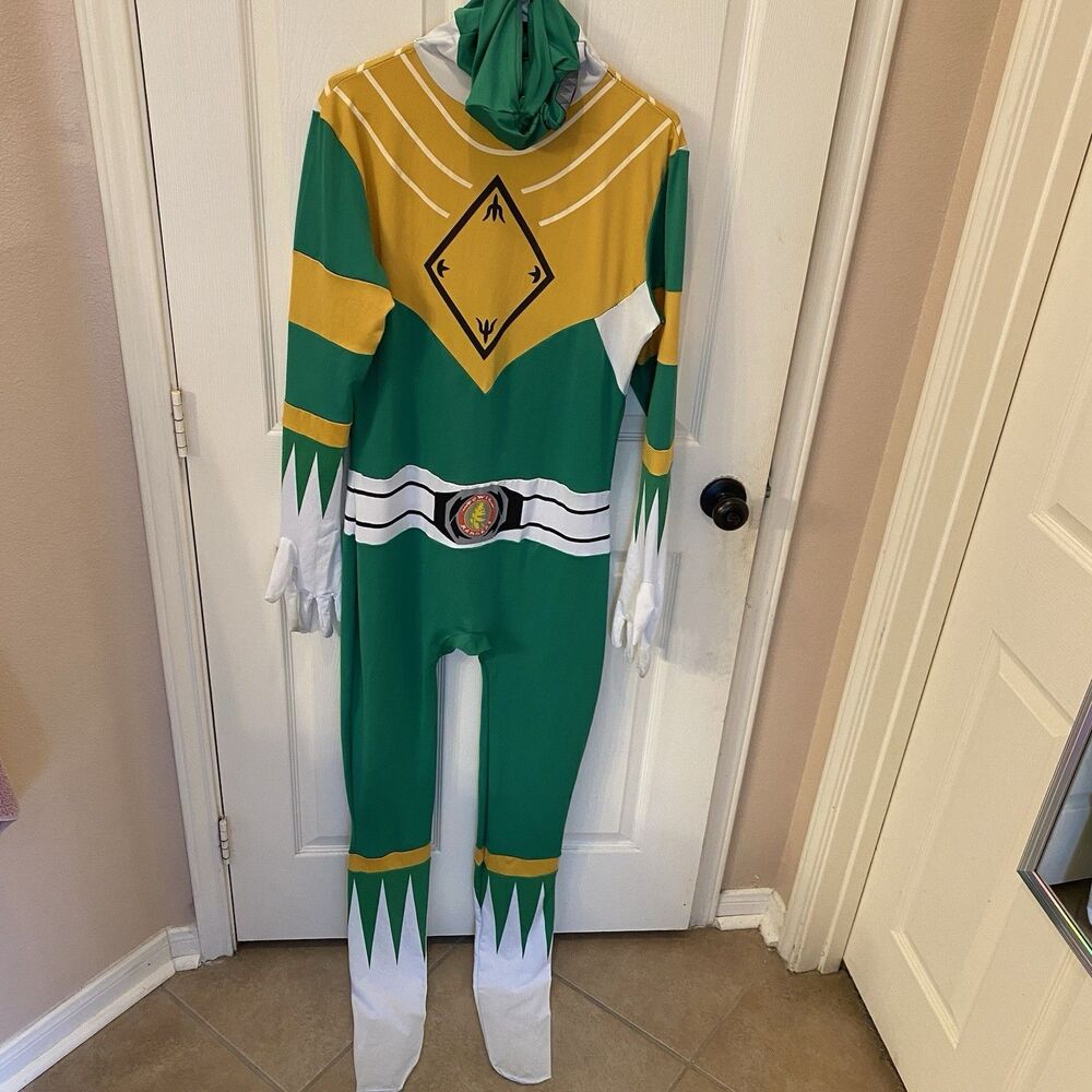 Mighty Morphin Power Rangers Morphsuits Green Ranger Adult Size XXL - Picture 1 of 14